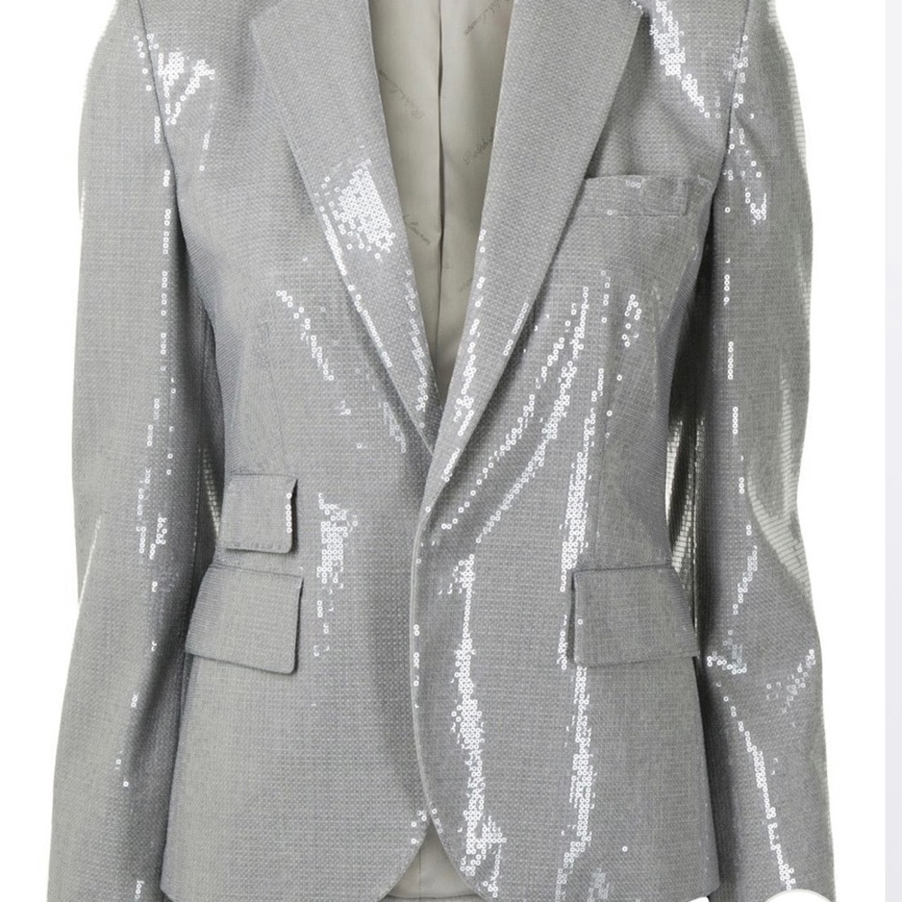 Ralph Lauren Purple Label single-breasted Sequin blazer